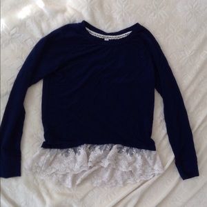 Girls navy blue shirt
